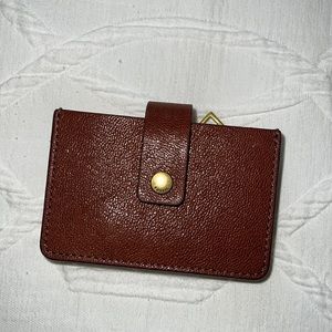 Multi color Fossil Card Holder